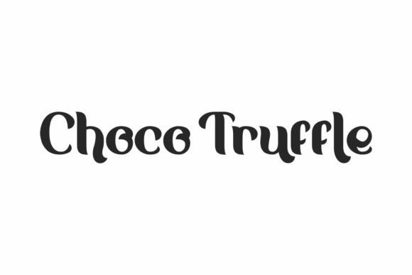 Choco Truffle: A Playful Display Typeface for Editorial Design