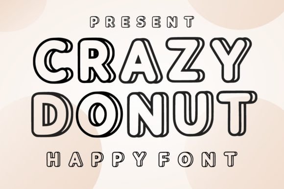 Crazy Donut: The Bold Display Font That Brings Winter Brands to Life