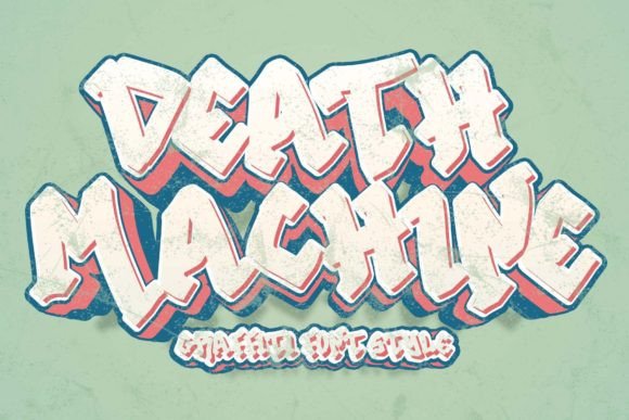 Death Machine: The Bold Display Font for Handmade Branding