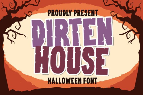 Dirten House Font for Halloween-Themed Campaigns