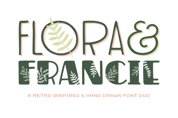 Flora Francie: A Retro Display Font for Bold Branding