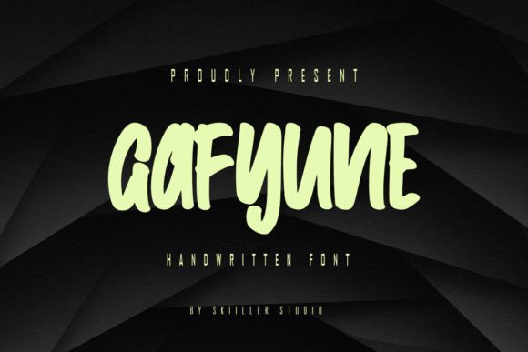 Gafyune: The Elegant Handwritten Font for Editorial Design