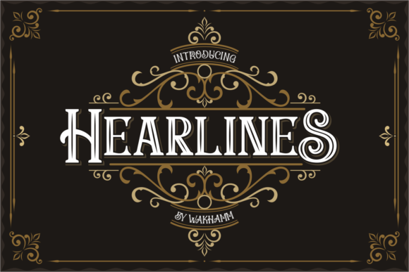Hearlines Font for Elegant Editorial Design