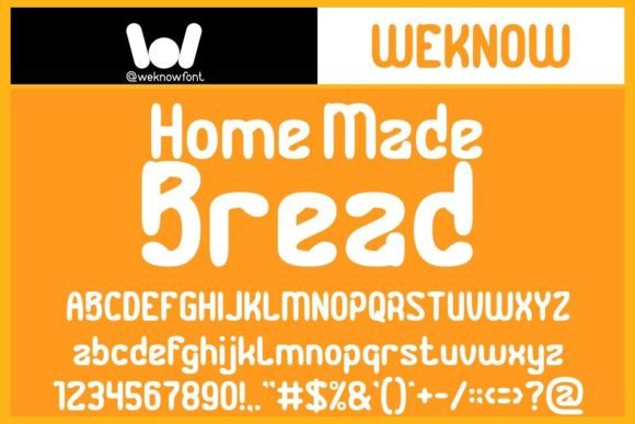 Home Made Bread: A Warm Typeface for Editorial Design