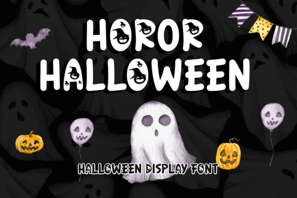 Horor Halloween: A Whimsical Display Font for Modern Web Design