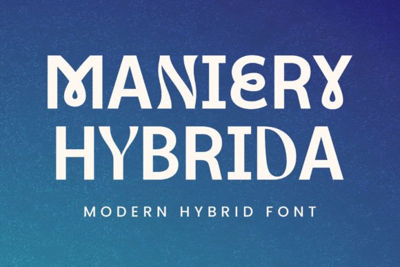 Maniery Hybrida: The Display Typeface That Transforms Digital Layouts