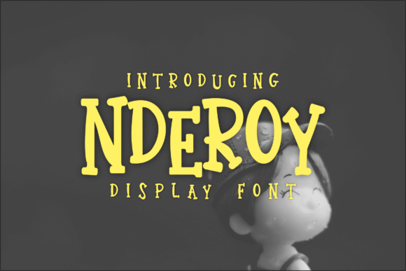 Nderoy: The Cutest Display Font for Handmade Labels and Shop Branding