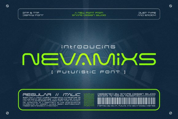 Nevamixs: A Modern Font for Polished Branding