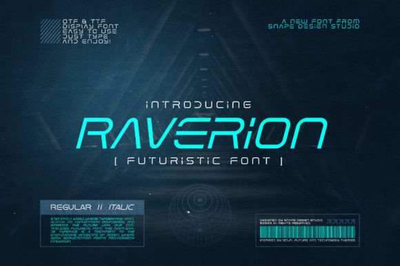 Raverion Font for Handmade Creations