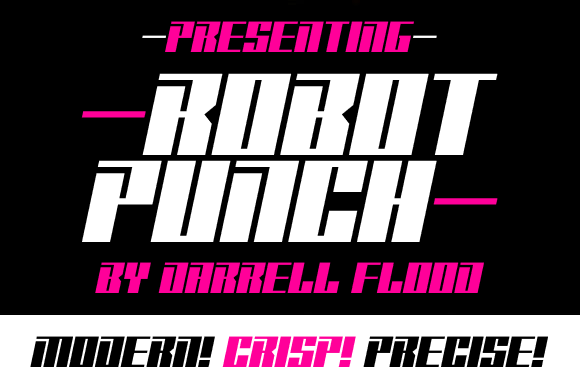 Robot Punch: The Display Typeface That Stops the Scroll