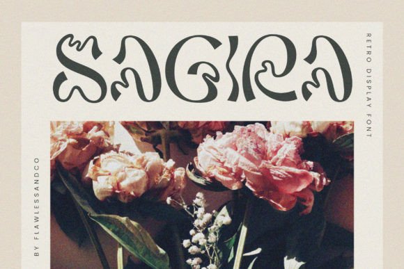 Sagira: The Retro Display Font That Stops Scrolling
