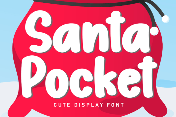 Santa Pocket: A Festive Font for Handmade Creations