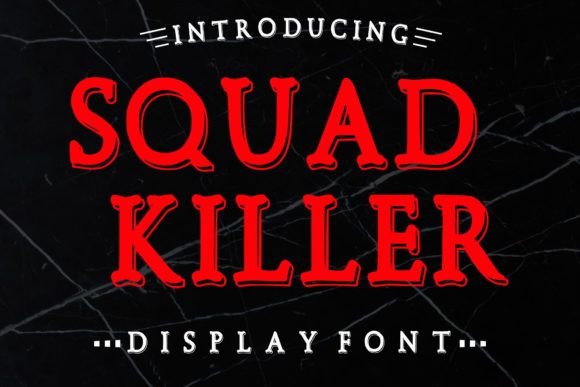 Squad Killer: The Grunge Display Font That Transforms Web Design