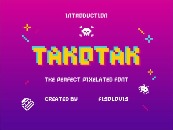 Takotak: The Pixel-Perfect Display Font for Handmade Brands