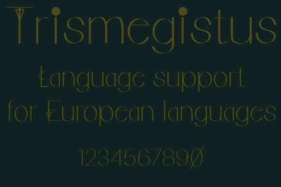 Trismegistus: An Alchemical Display Font for Bold Brand Identity