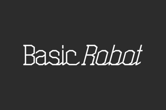 Upgrade Your Brand Identity with the Basic Robot Typeface