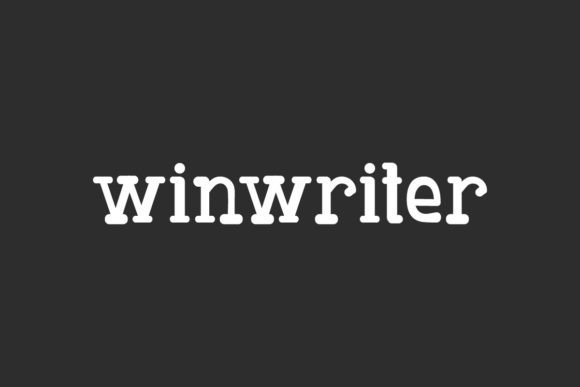 Winwriter: The Vintage Display Font for Scroll-Stopping Marketing